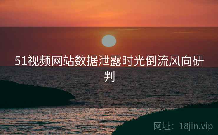 51视频网站数据泄露时光倒流风向研判